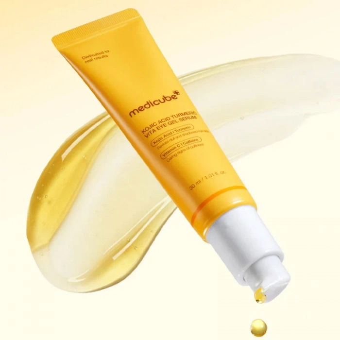 MEDICUBE KOJIC ACID TURMERIC VITA EYE GEL SERUM 30ml (Kojik Asit, Zerdeçal Göz Jel Serum)