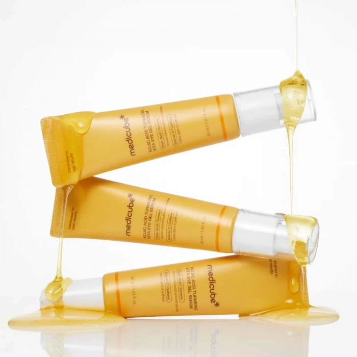 MEDICUBE KOJIC ACID TURMERIC VITA EYE GEL SERUM 30ml (Kojik Asit, Zerdeçal Göz Jel Serum)