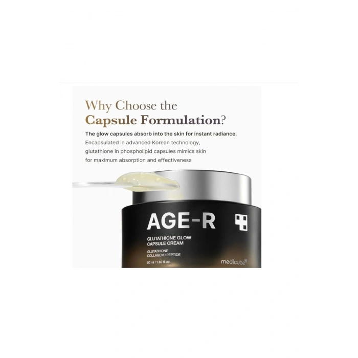 AGE-R GLUTATHIONE GLOW CAPSULE CREAM 50ml Yüz Kremi