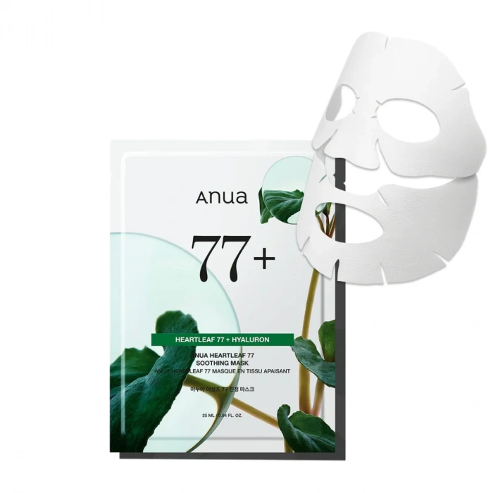 Anua - Heartleaf 77+Hyaluron Soothing Mask