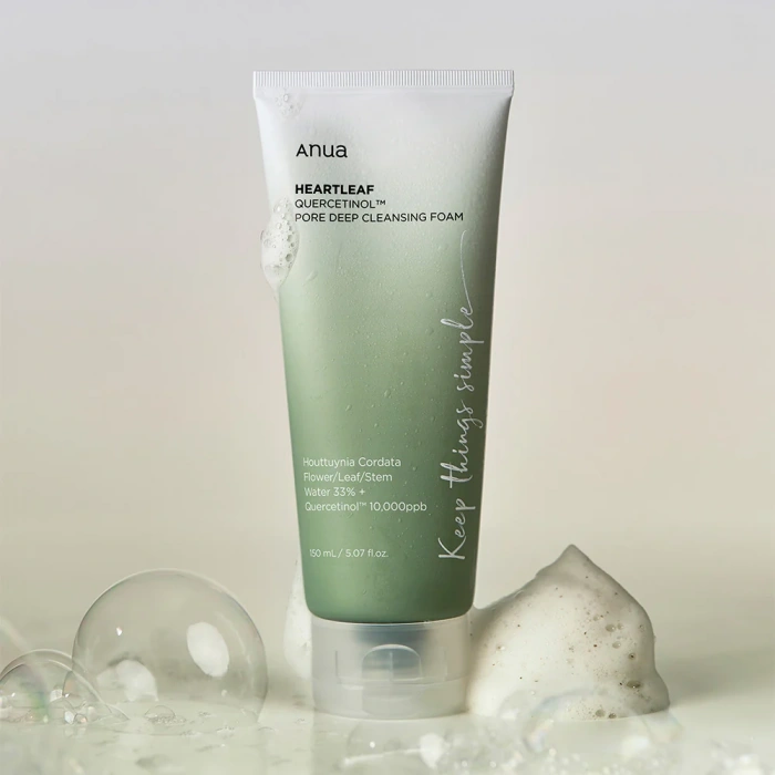 ANUA HEARTLEAF QUERCETINOL PORE DEEP CLEANSING FOAM( Derin Gözenek Temizleme Köpüğü) (GLOBALCARE)