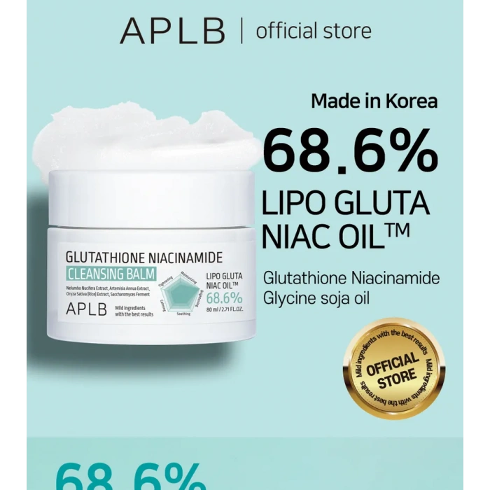APLB - Glutathione Niacinamide Cleansing Balm ( Temizleme Balmı) -GLOBALCARE-