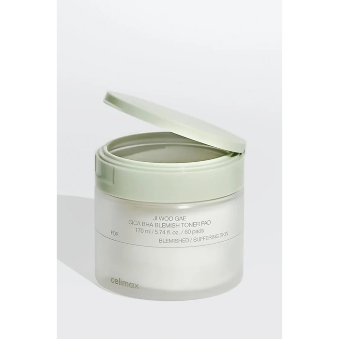 Celimax Ji Woo Gae Cica BHA Blemish Toner Pad(GLOBALCARE)