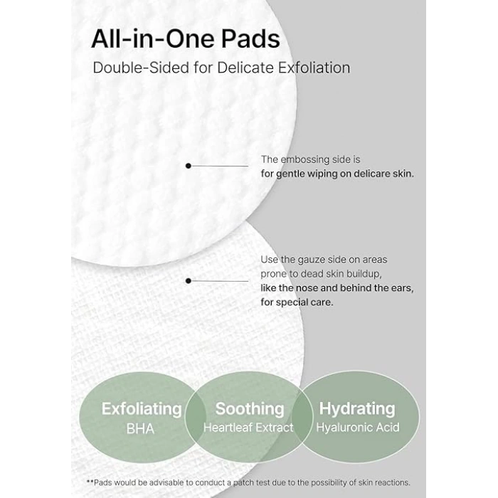 Celimax JIWOOGAE Heartleaf BHA Peeling Pad 125ml/60 ad(GLOBALCARE)