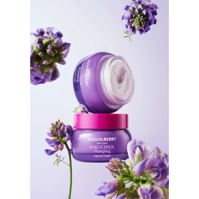 EQQUALBERRY BAKUCHIOL PLUMPING CAPSULE CREAM 50ml