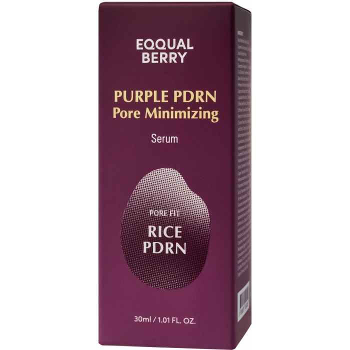 EQQUALBERRY PURPLE PDRN PORE MINIMIZING SERUM 30ml