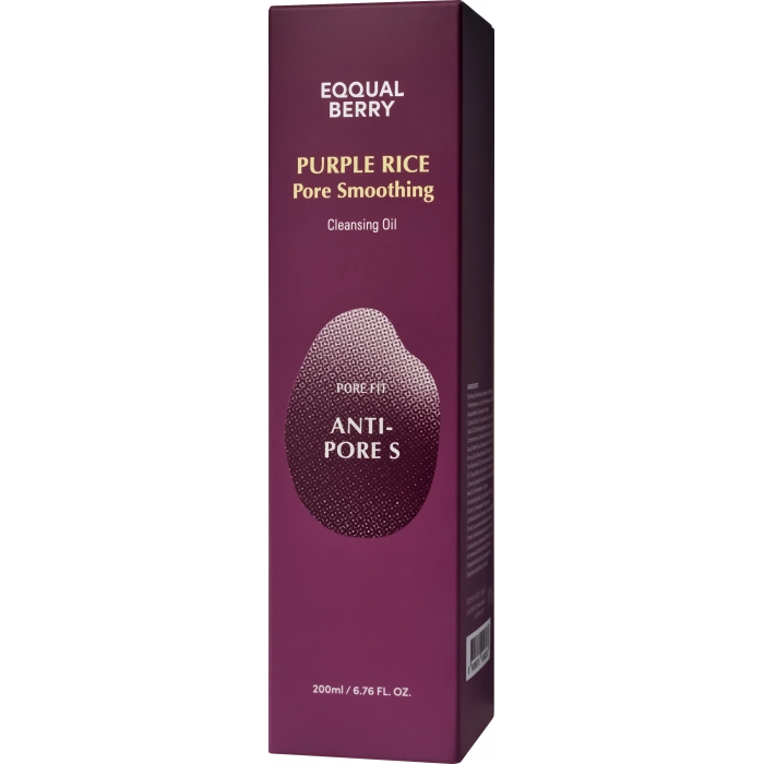 EQQUALBERRY PURPLE RICE PORE SMOOTHING CLEANSING OIL 200ml