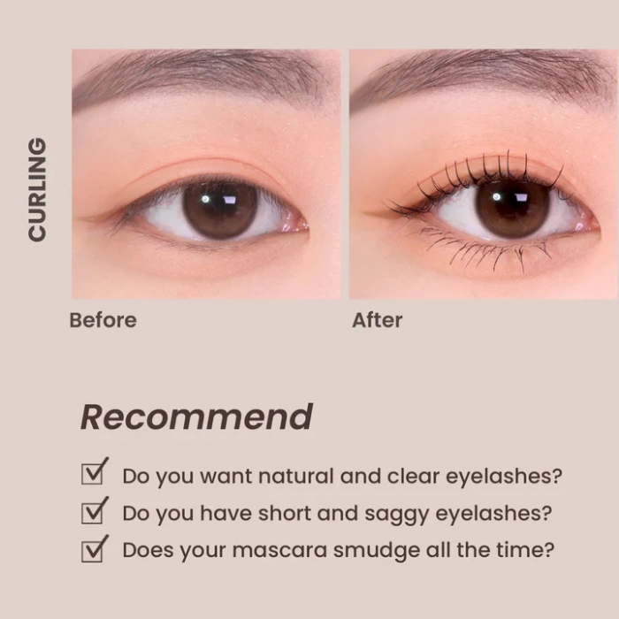 HEIMISH Dailism Smudge Stop Mascara Curlıng Brown