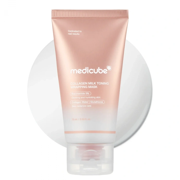 MEDICUBE COLLAGEN MILK TONING WRAPPING MASK 75ml