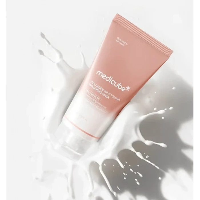 MEDICUBE COLLAGEN MILK TONING WRAPPING MASK 75ml