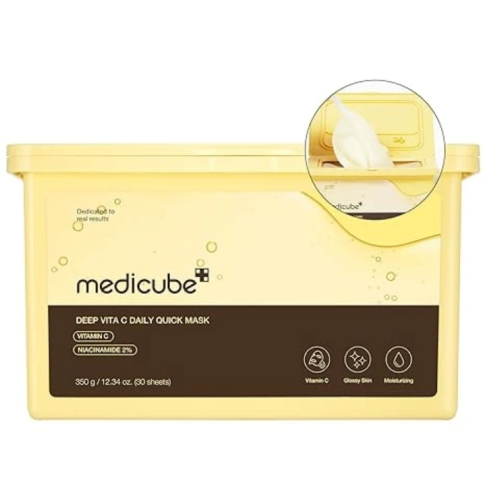 medicube Deep Vita C Daily Quick 30 Sheet Masks(GLOBALCARE)