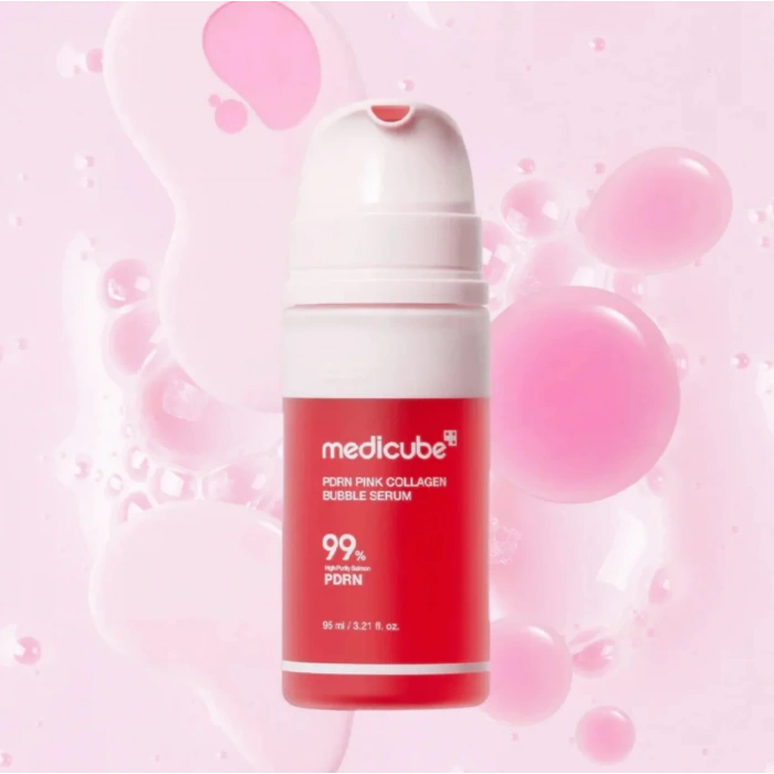 MEDICUBE PDRN PINK COLLAGEN BUBBLE SERUM 95ml
