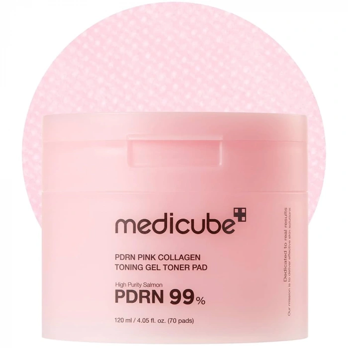 medicube - PDRN Pink Collagen Toning Gel Toner Pad
