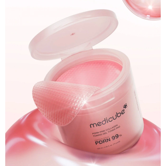 medicube - PDRN Pink Collagen Toning Gel Toner Pad
