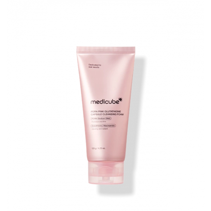MEDICUBE PDRN PINK GLUTATHIONE CAPSULE CLEANSING FOAM 120g
