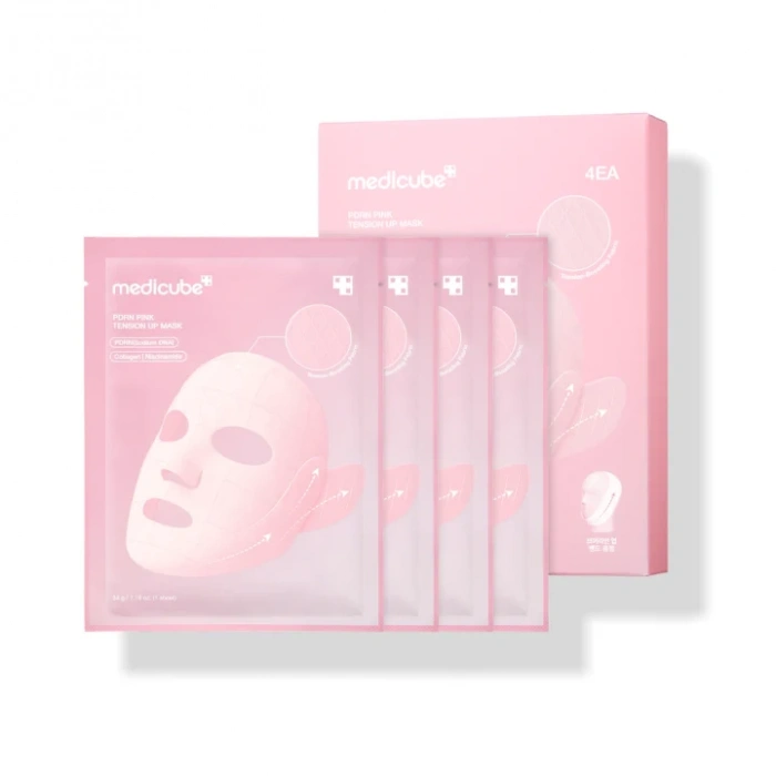 MEDICUBE PDRN PINK LIFT UP MASK BOX SET (34G X 4)