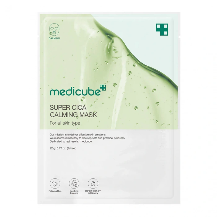 Medicube SUPER CICA CALMING MASK ( Sakinleştirici Maske) (GLOBALCARE)