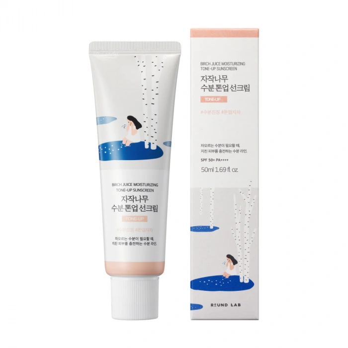 ROUND LAB - Birch Juice Moisturizing Tone Up Sunscreen (Ton Eşitleyici Güneş Kremi)(GLOBALCARE)