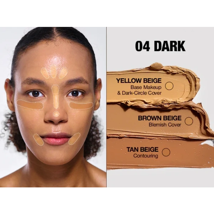 T-FIT COVER UP PRO CONCEALER 04 DARK
