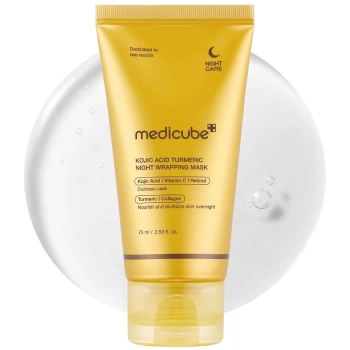 medicube - Kojic Acid Turmeric Night Wrapping Mask(Aydınlatıcı Gece Maskesi)