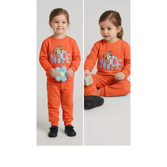 3-4-5 Yaş Baskılı Penye Çocuk Takımı