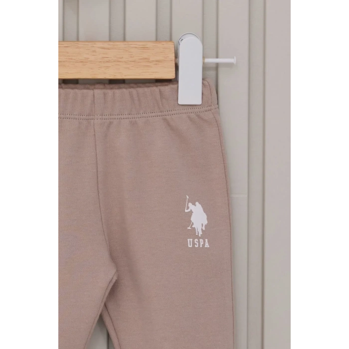 Erkek Bebek Patikli 3lü Takım Usb2018 Krem