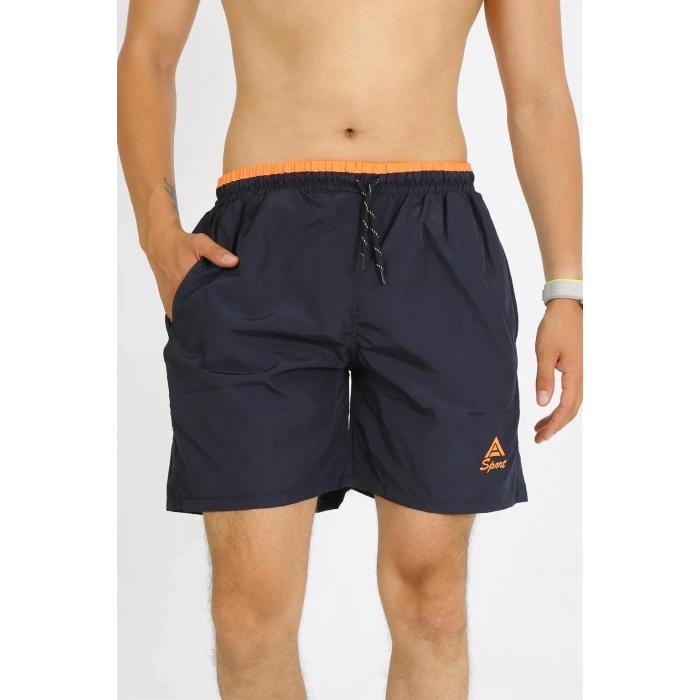 Moda Erkek Lacivert Deniz Şortu