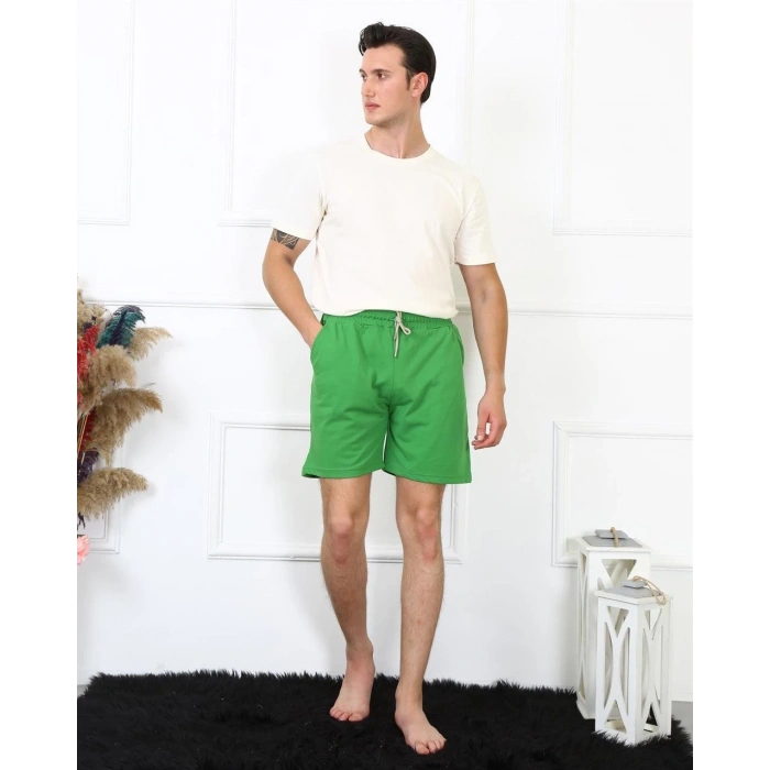Moda Erkek Lakost Fıstık Yeşili Şort
