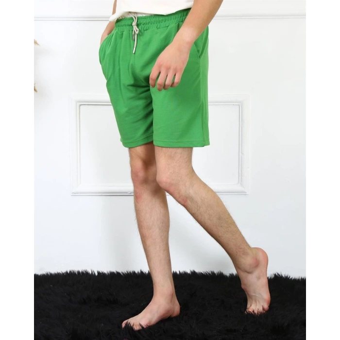 Moda Erkek Lakost Fıstık Yeşili Şort