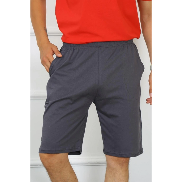 Moda Erkek Pamuk Füme Kapri