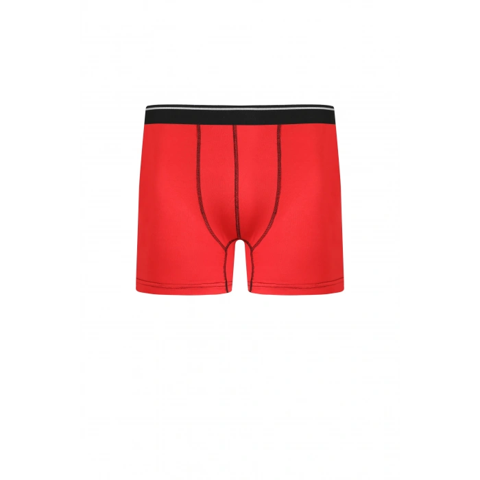 Moda Erkek Pamuk Likralı Boxer Kırmızı
