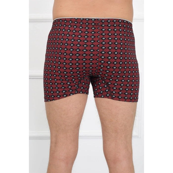 Moda Erkek Penye Boxer Kiremit