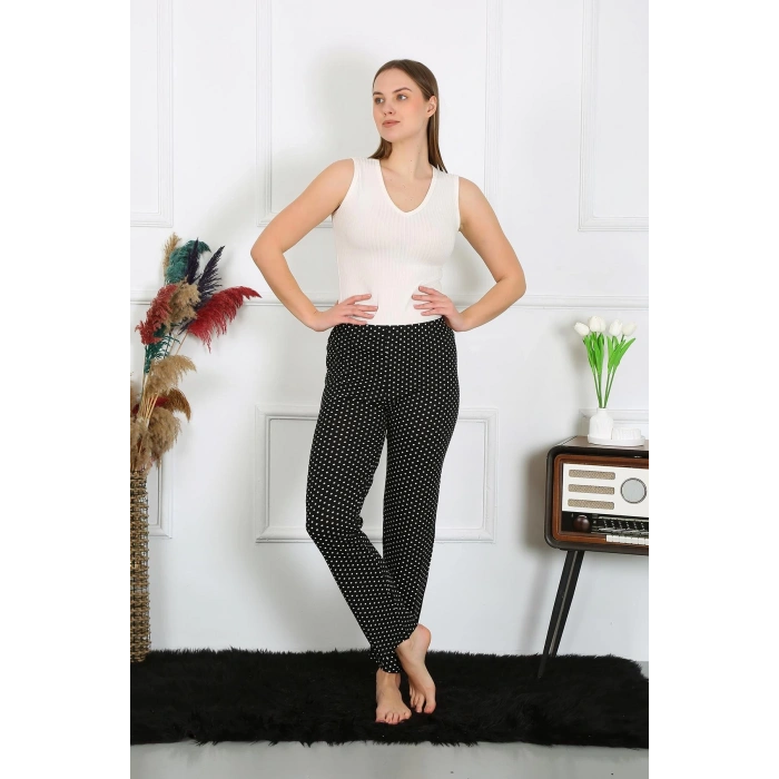 Moda Kadın Pamuklu Tek Alt Pijama