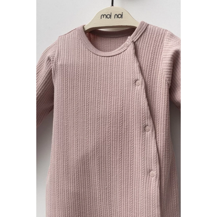 Moi Noi Şapkalı Tulum Mnb1235 Mürdüm