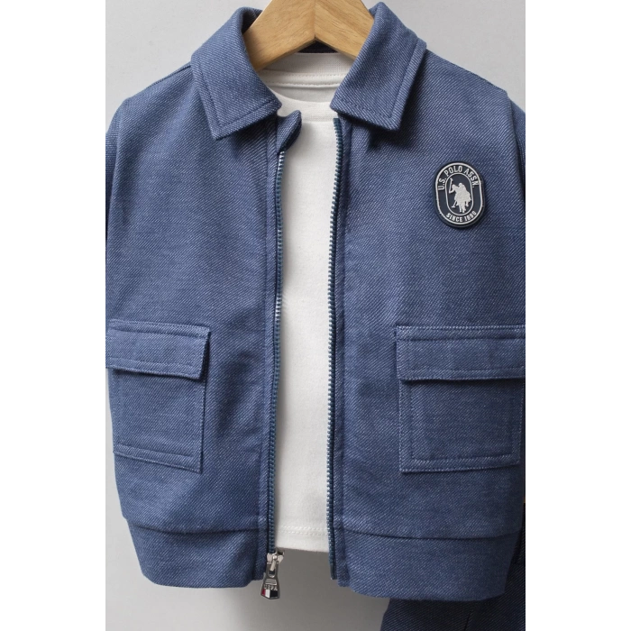 U.s. Polo Assn 3lü Takım Usb2597 Mavi