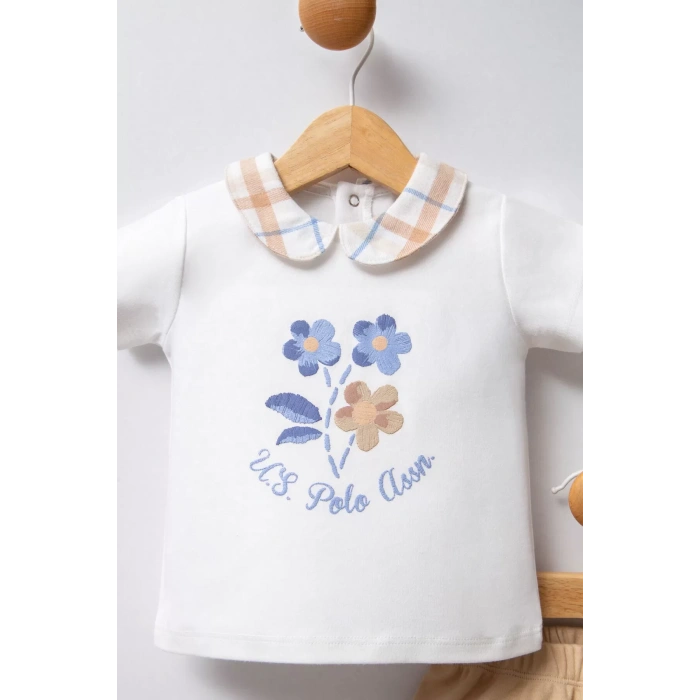 U.s Polo Bebek 2li Takım Usb2380 Beyaz