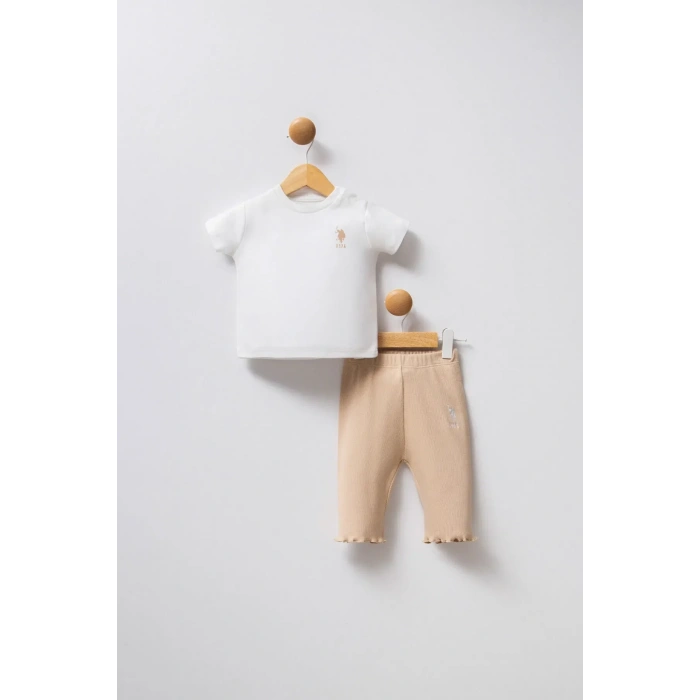 U.s Polo Bebek 3lü Takım Usb2382 Beyaz