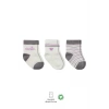 3lü Penye Boy And Girl Soket Çorap Bs10114 Gri