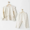 Andywawa Ac26256 Baby Bow Bliss 2li Takım Ekru