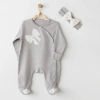 Baby Bow Bliss Tulum Takım Grey