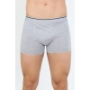 Moda Erkek Pamuk Likralı Boxer Gri