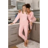 Moda Kadın Kadife Pijama Takım Pembe
