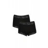 Moda Kadın Pamuklu 2li Boxer Siyah