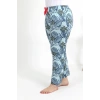 Moda Kadın Pamuklu Büyük Beden Alt Pijama Mavi