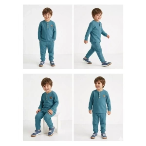 2-5 Yaş Armalı Fitilli Penye Çocuk Takımı