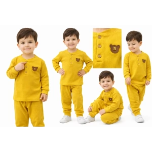 2-5 Yaş Armalı Fitilli Penye Çocuk Takımı