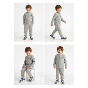 2-5 Yaş Armalı Fitilli Penye Çocuk Takımı