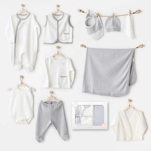 Andywawa Ac25701 Mommys Little Star 10lu Hastane Çıkışı Ekru