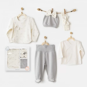Baby Bow Bliss 5li Hastane Çıkışı Ekru
