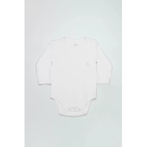 Bistyle Natural Basic Style Uzun Kol Body 17104 Beyaz